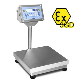 váha EPXI3GD300B, 300kg/50g, 600x600mm, ATEX3GD