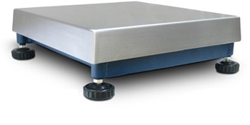 v. můstek PBE600HR, 600kg / 20g, 800 x 800mm, lakovaná ocel