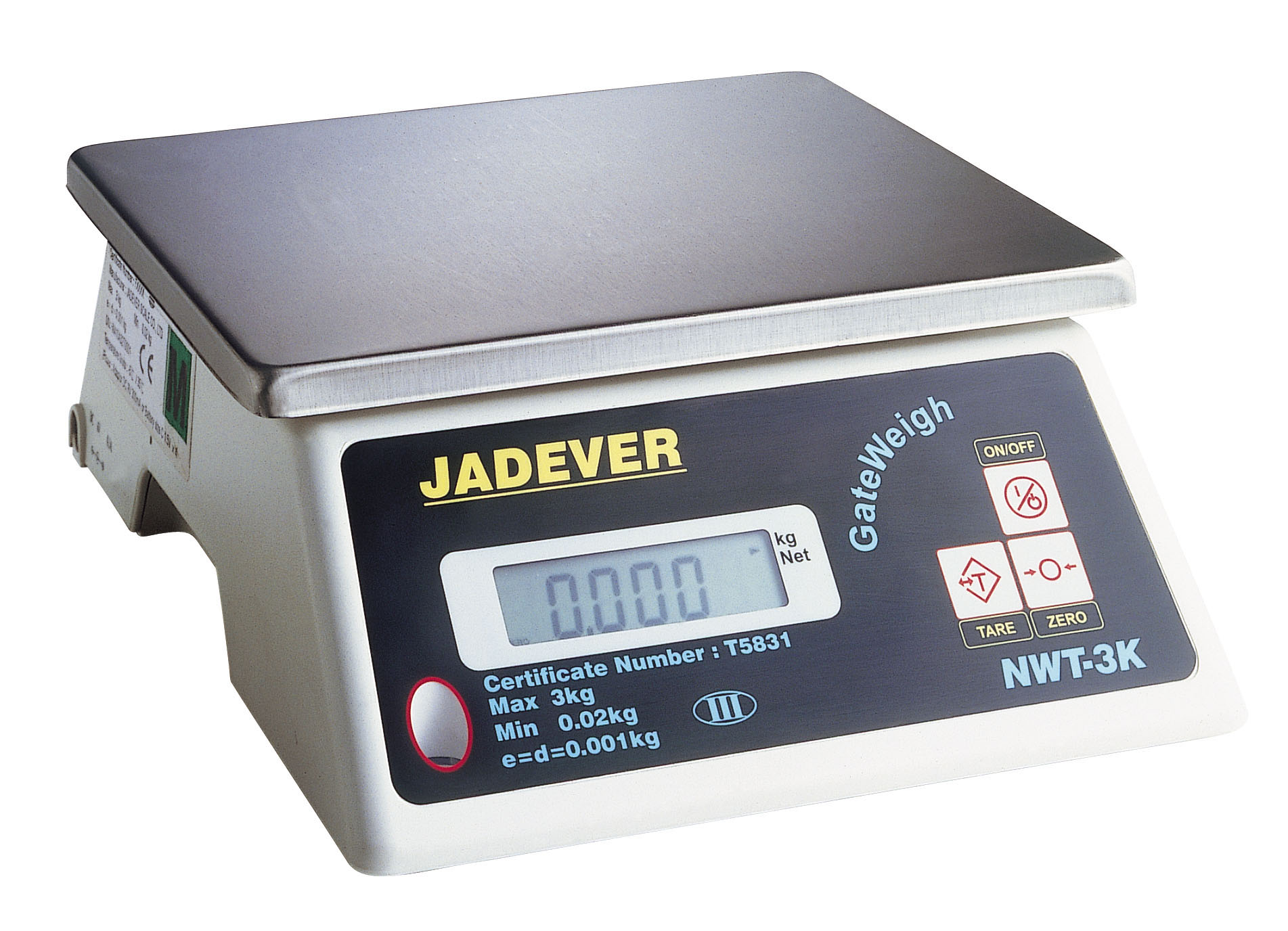 Zapůjčení stolní váhy Jadever NWT, 6kg/2g
